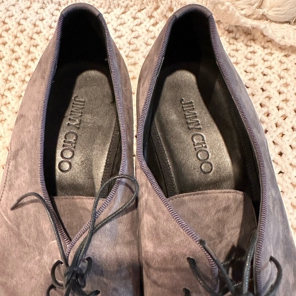 Jimmy Choo Men\'s Gray Suede Shoes size 36 Made in Italy USA 13 main image 3
